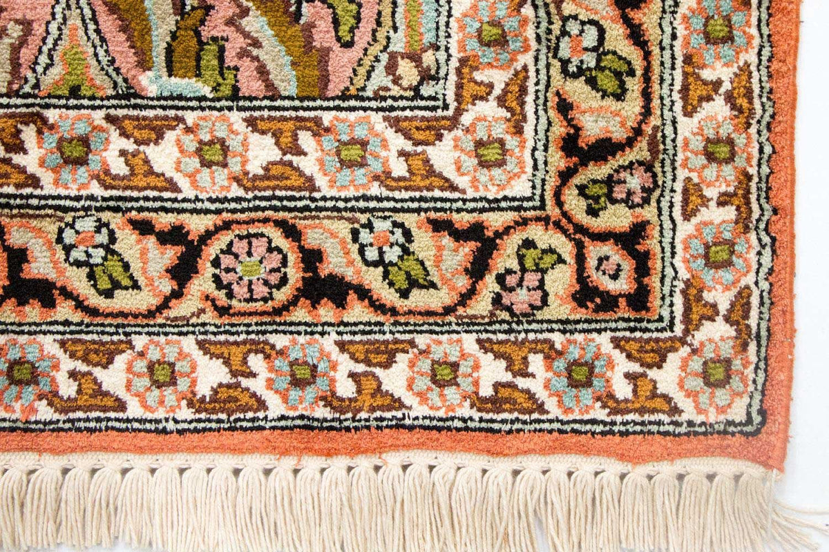 Kašmírské hedvábí Koberec 82x313cm - Orientální koberec