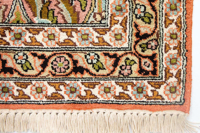 Kašmírské hedvábí Koberec 82x313cm - Orientální koberec