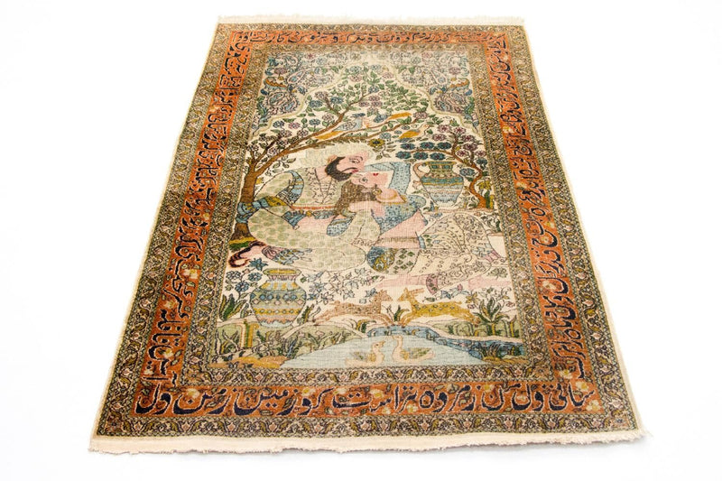 Kašmírské hedvábí Koberec 92x150cm - Orientální koberec
