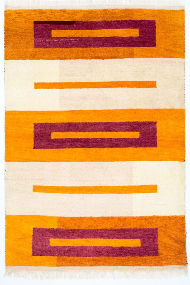 Indo Gabbeh Koberec 140x197cm - Vlněný koberec