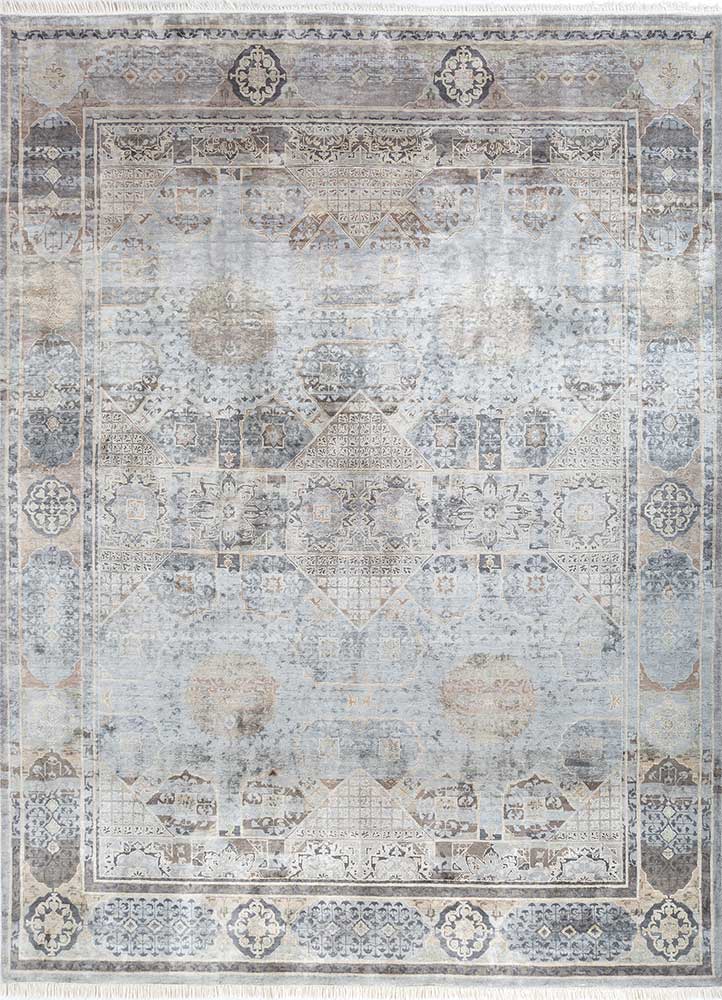Designový koberec - 300 x 240 cm - světle šedá