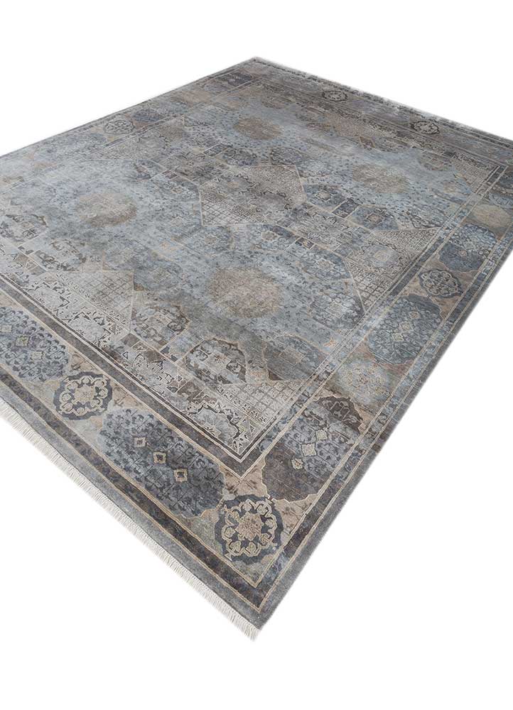 Designový koberec - 300 x 240 cm - světle šedá