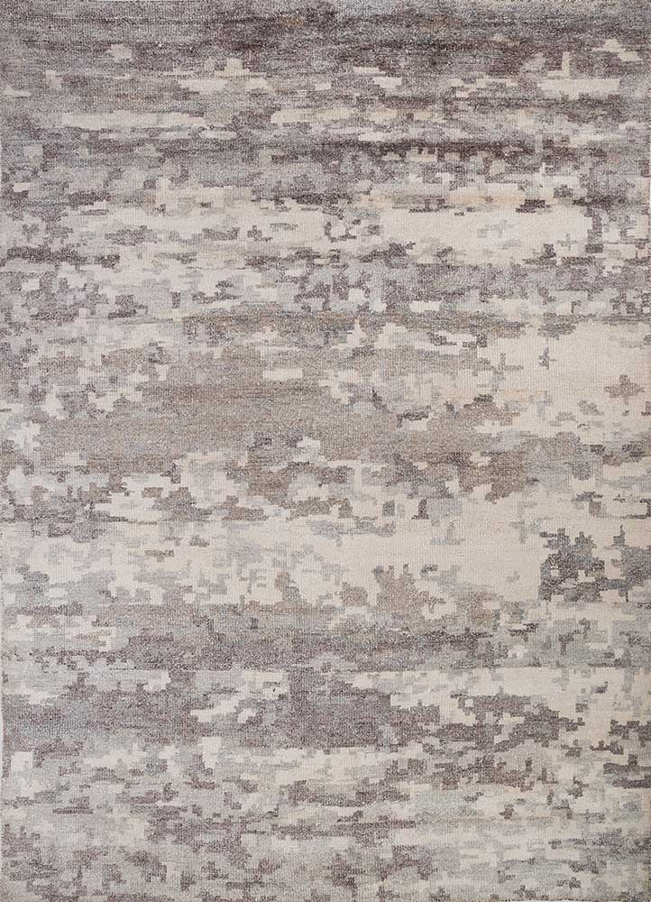Viskózový koberec - 375 x 210 cm - šedá