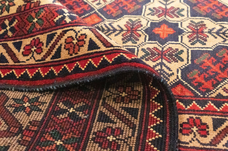 Afghánský koberec - 283 x 201 cm - hnědá