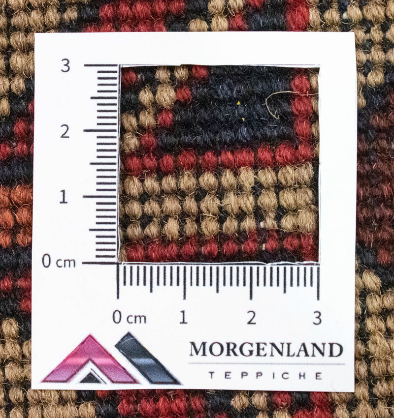 Afghánský koberec - 283 x 201 cm - hnědá