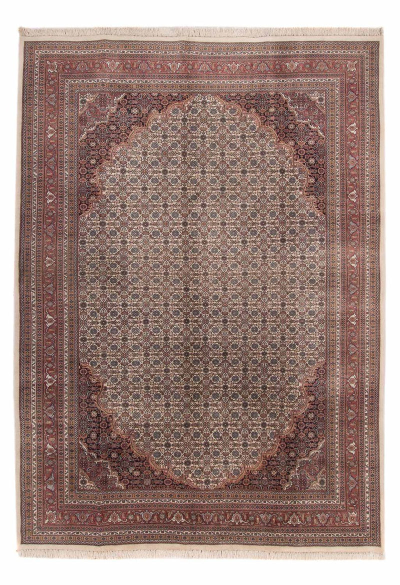 Indo Bidjar Koberec 243x347cm - Orientální koberec - béžová