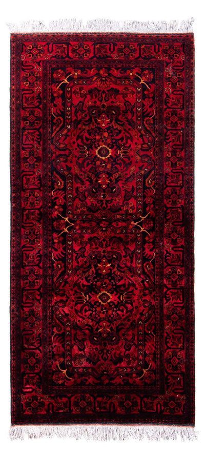 Khal Mohammadi Koberec 102x203cm - Orientální koberec - tmavě červená