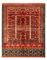 Afghánský koberec 158x196cm - Orientální koberec - červená – product image