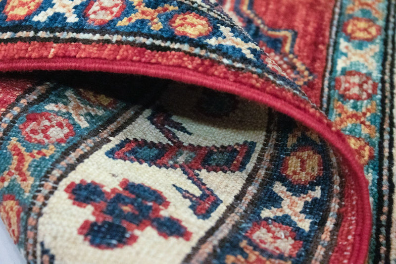 Zieglerův koberec - Kazak - 88 x 62 cm - červená