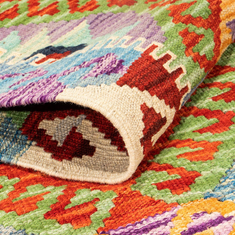 Kilim Maimana Koberec 79x204cm - Vlněný koberec