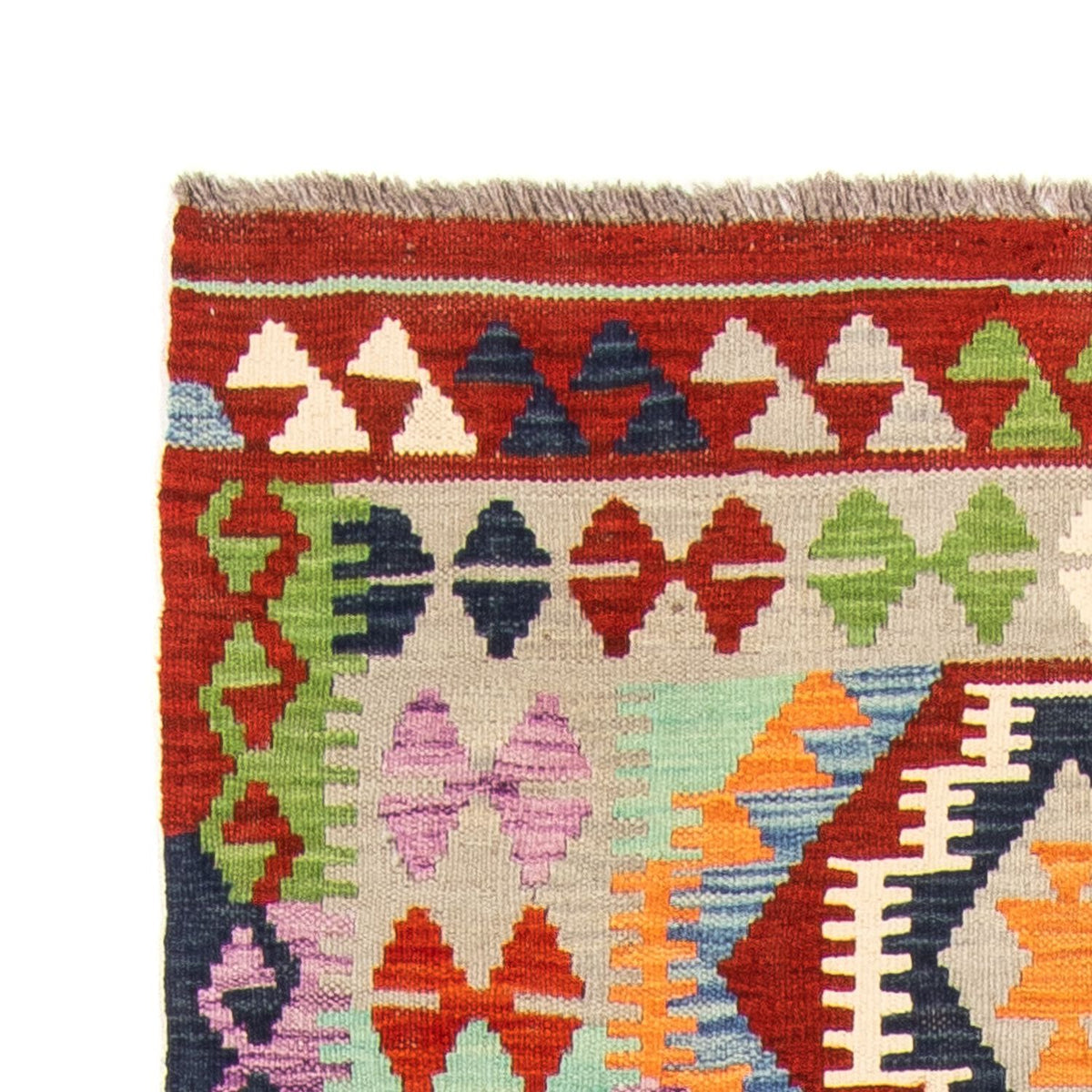 Kilim Maimana Koberec 86x208cm - Vlněný koberec
