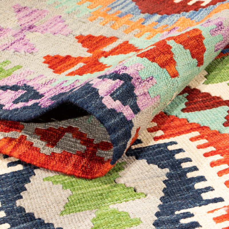 Kilim Maimana Koberec 86x208cm - Vlněný koberec