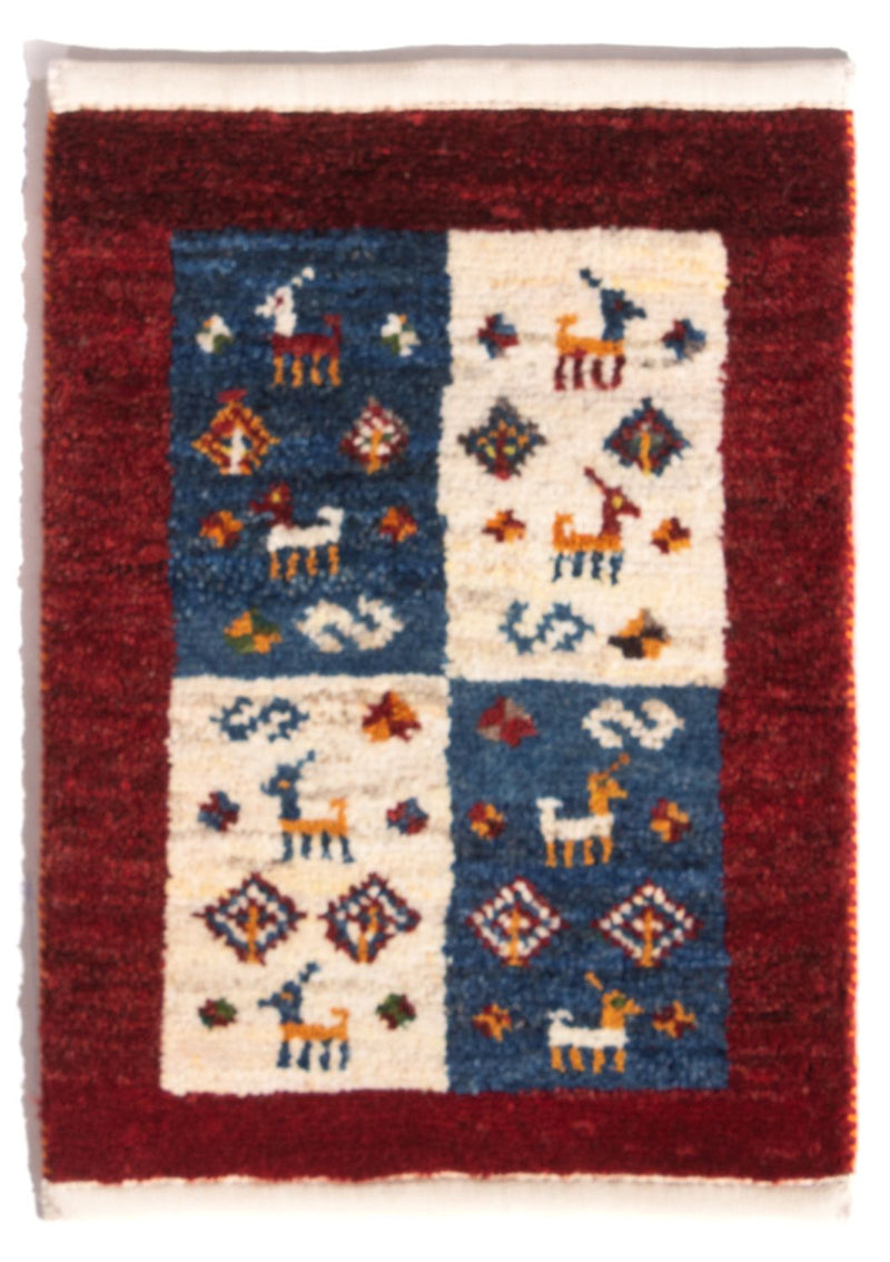 Perský Gabbeh Koberec 60x40cm - Perserteppich Wollteppich