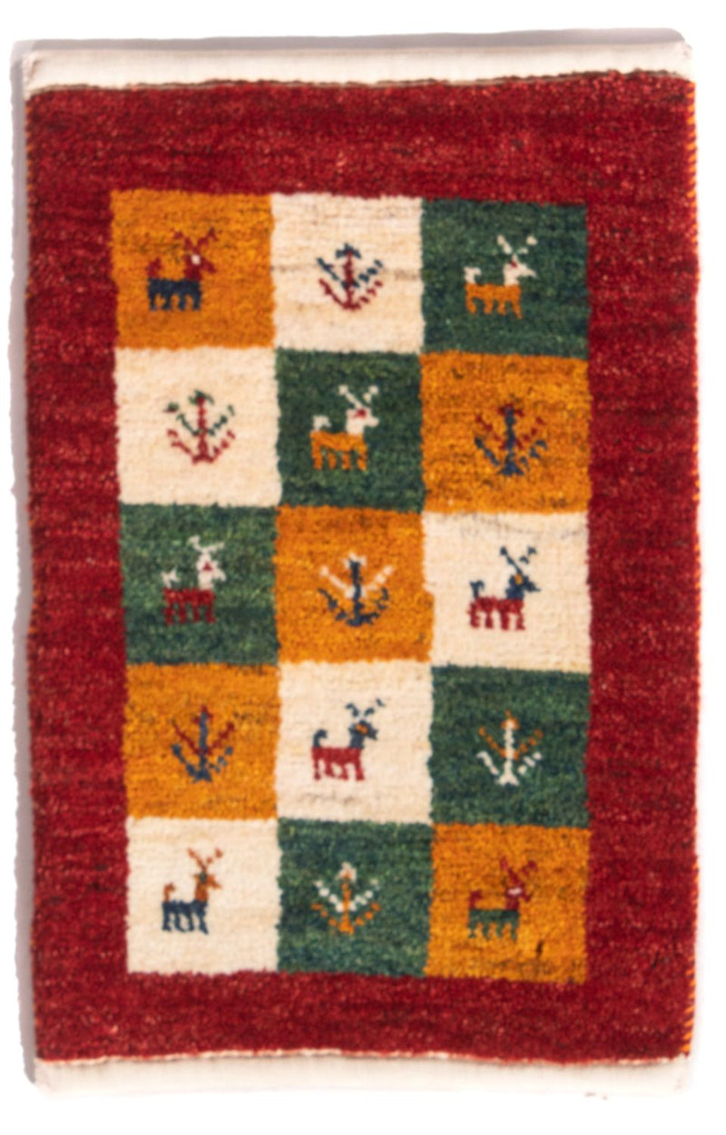 Perský Gabbeh Koberec 60x40cm - Perserteppich Wollteppich