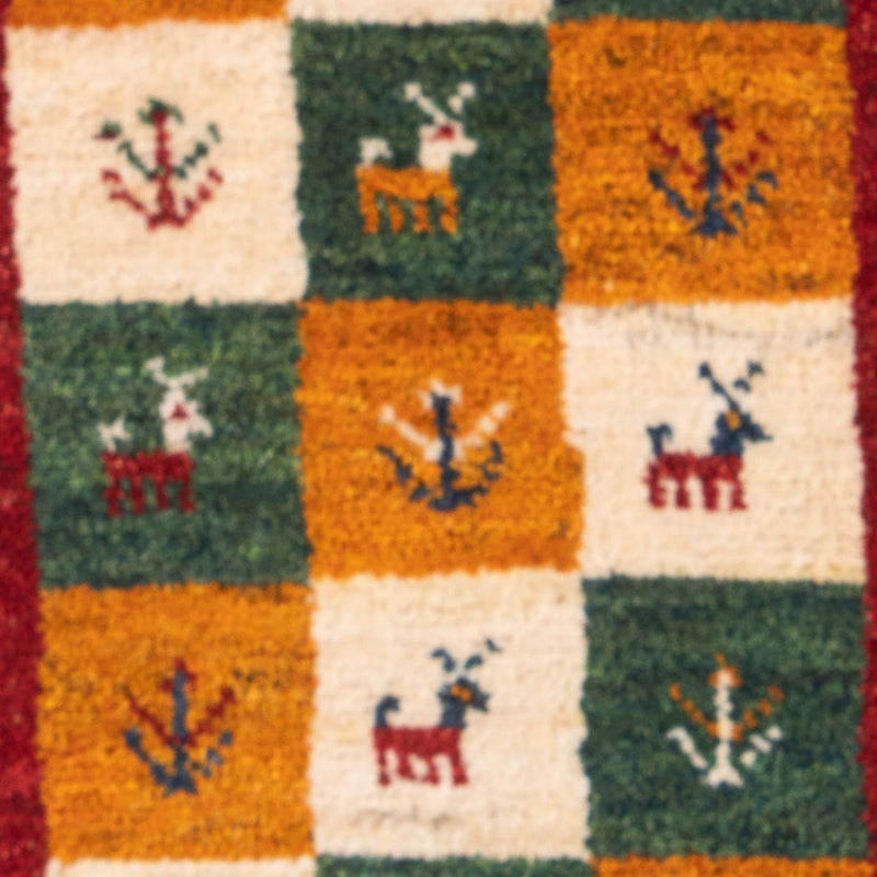 Perský Gabbeh Koberec 60x40cm - Perserteppich Wollteppich