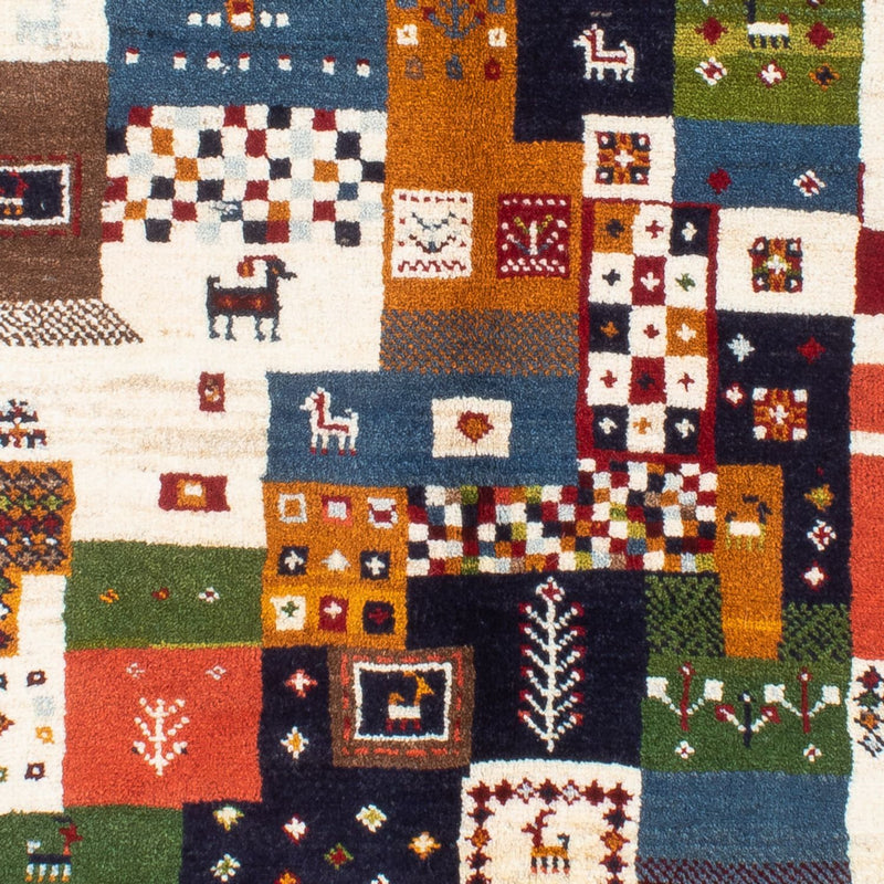 Perský Gabbeh Koberec 156x197cm - Perserteppich Wollteppich