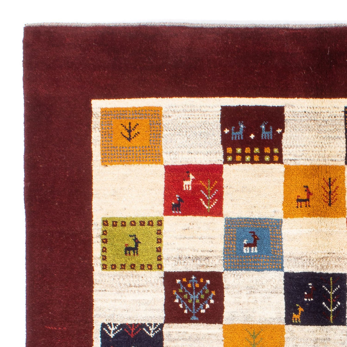 Perský Gabbeh Koberec 155x197cm - Perserteppich Wollteppich