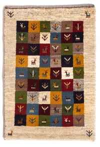 Perský Gabbeh Koberec 62x90cm - Perserteppich Wollteppich – product image