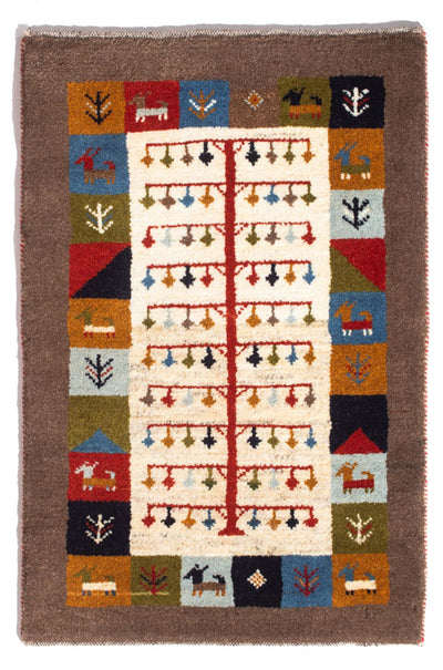 Perský Gabbeh Koberec 61x88cm - Perserteppich Wollteppich