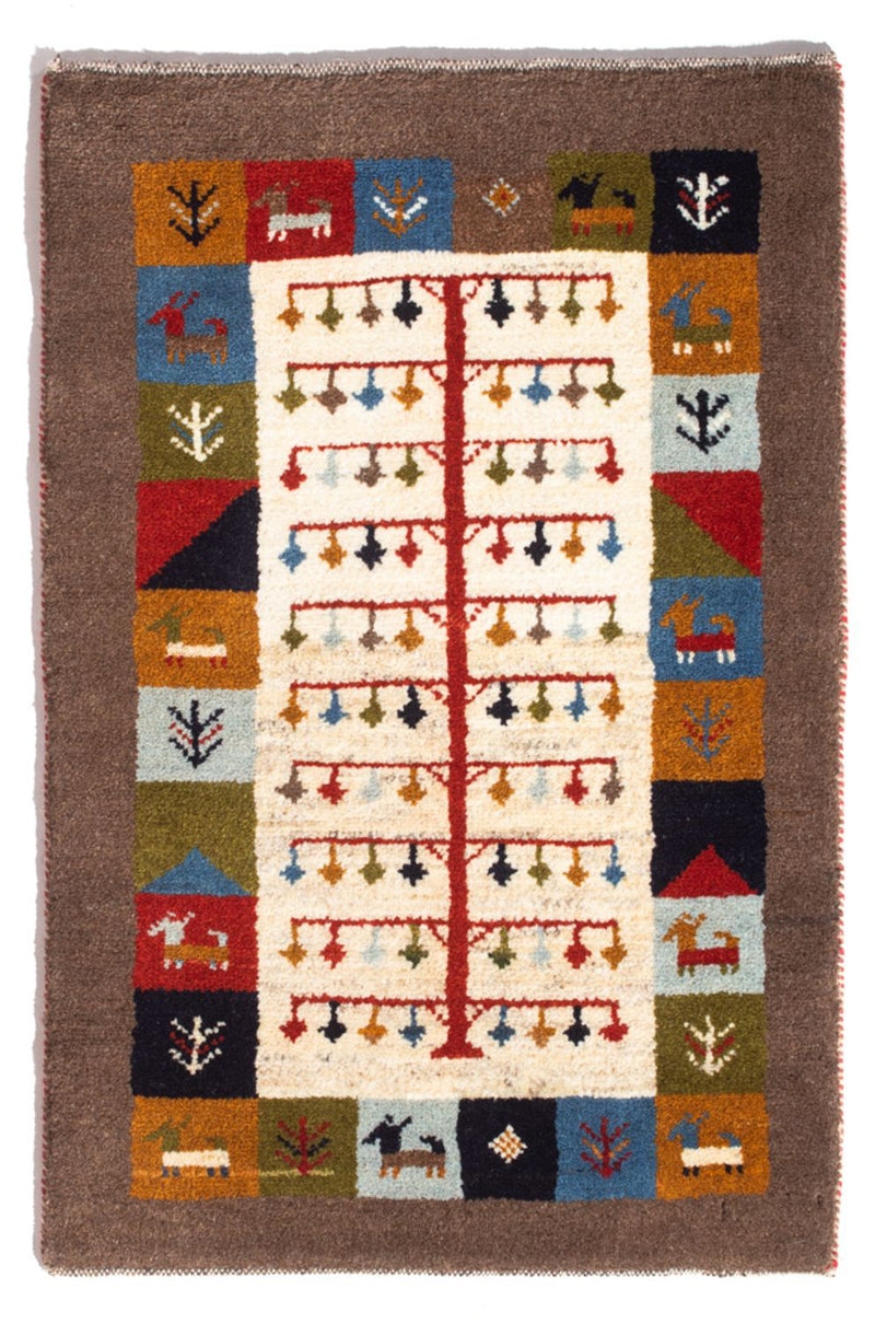 Perský Gabbeh Koberec 61x88cm - Perserteppich Wollteppich