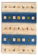 Perský Gabbeh Koberec 85x123cm - Perserteppich Wollteppich