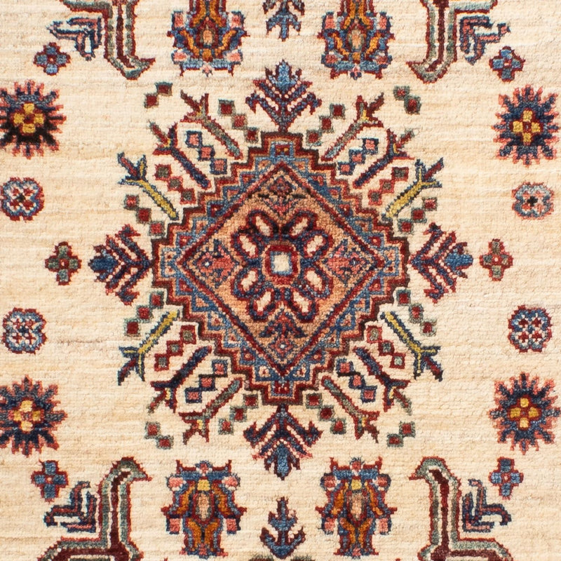 Kazak Koberec 99x157cm - Orientální koberec - krémová