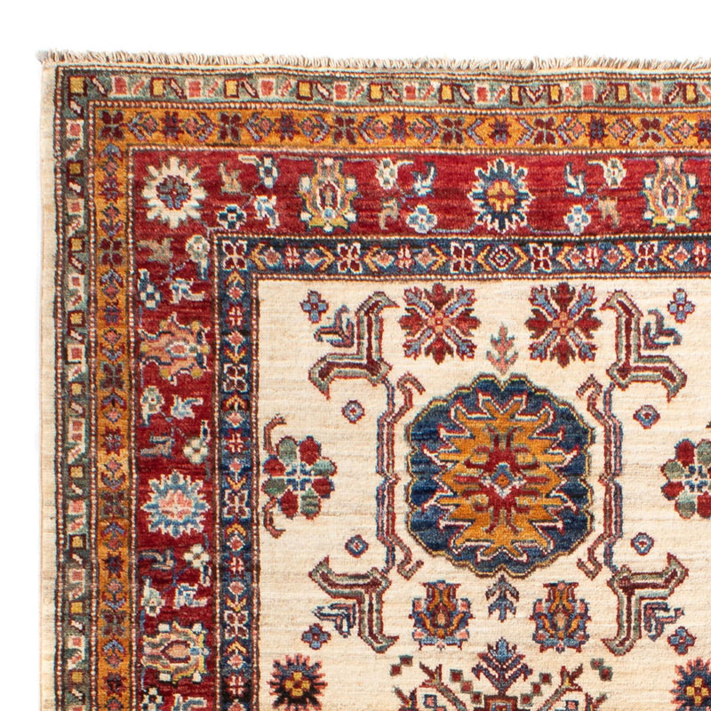Kazak Koberec 99x157cm - Orientální koberec - krémová
