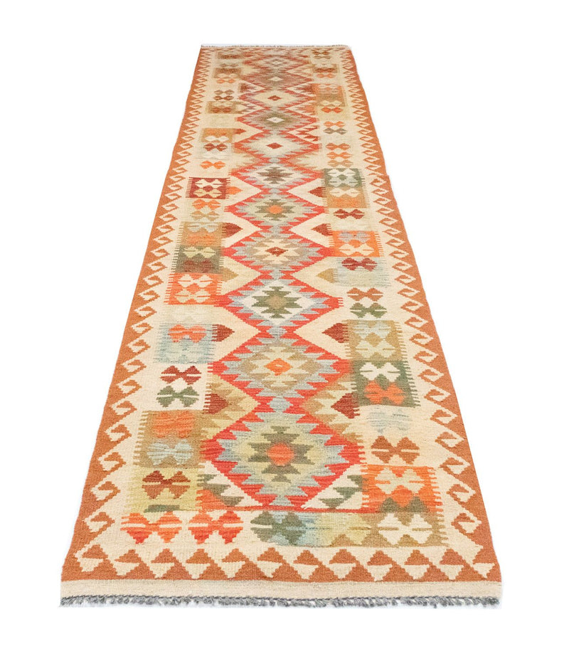 Afghánský kilim Koberec 396x81cm