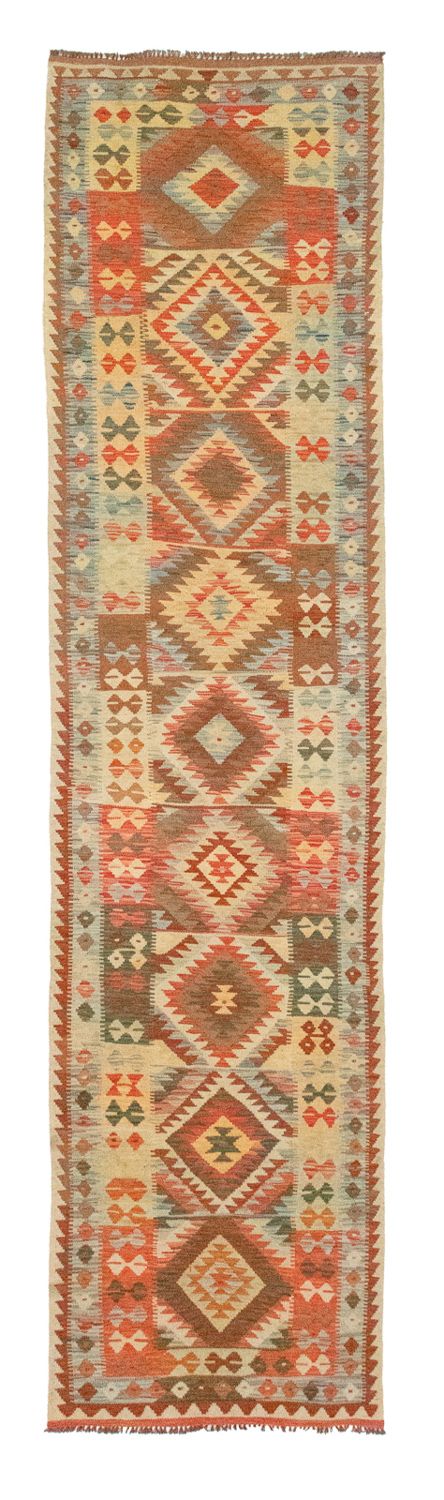 Afghánský kilim Koberec 395x84cm