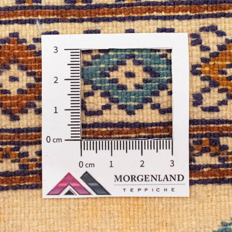 Turkamanský koberec - 89 x 64 cm - modrá