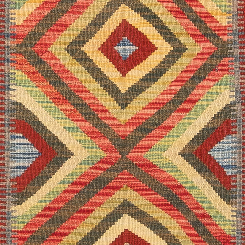 Kilim Maimana Koberec 91x402cm - Vlněný koberec