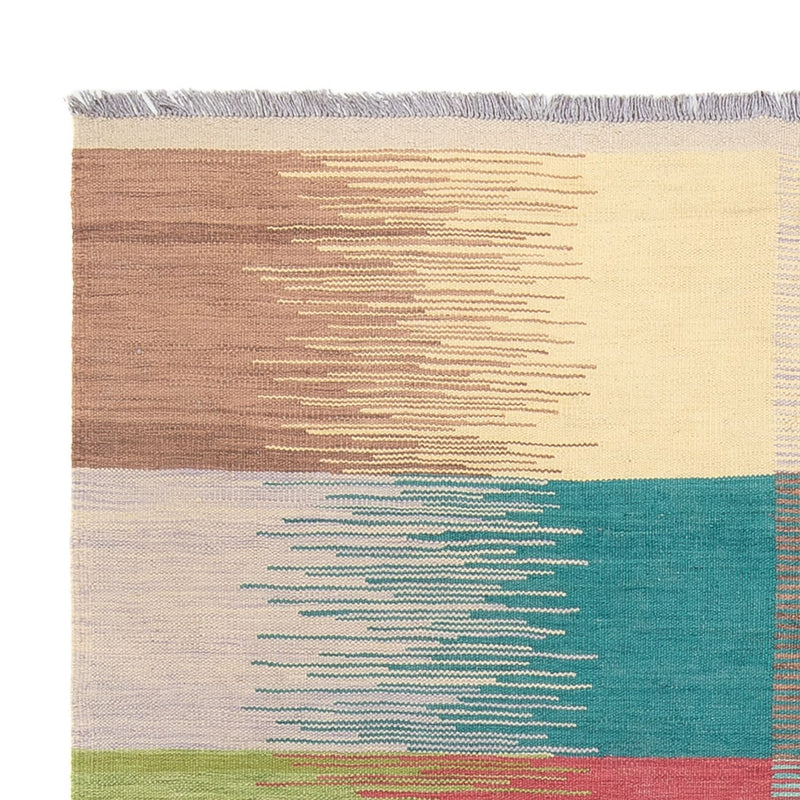 Moderní kilim Koberec 170x241cm - Vlněný koberec - vícebarevný
