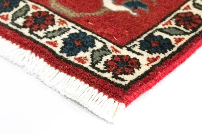 Perský koberec - Nomádský čtvercový  - 54 x 40 cm - hnědá