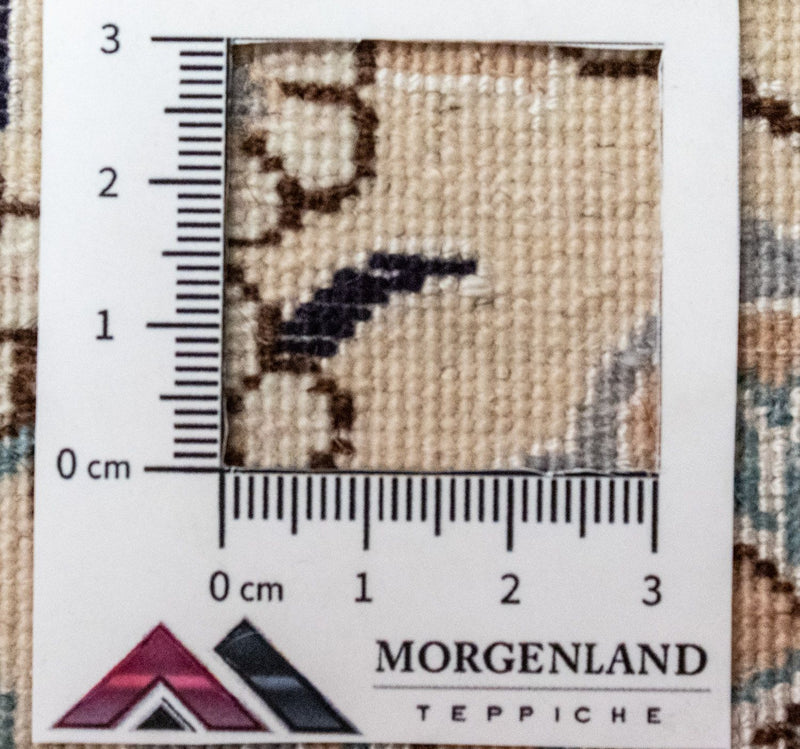 Perský koberec - Nain - Premium - 230 x 153 cm - tyrkysová