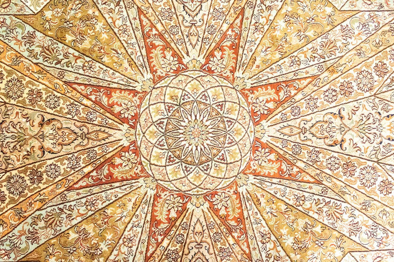 Kašmírské hedvábí Koberec 185x270cm - Orientální koberec