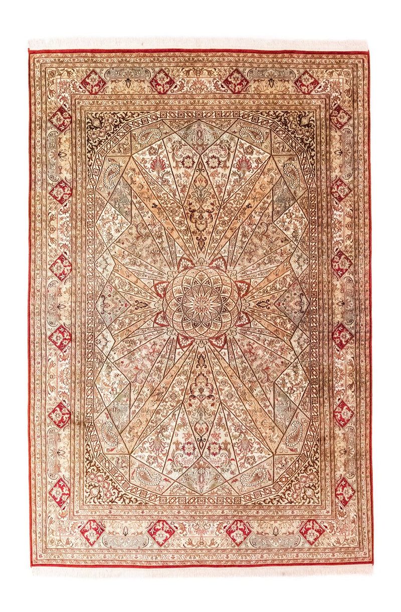 Kašmírské hedvábí Koberec 167x250cm - Orientální koberec