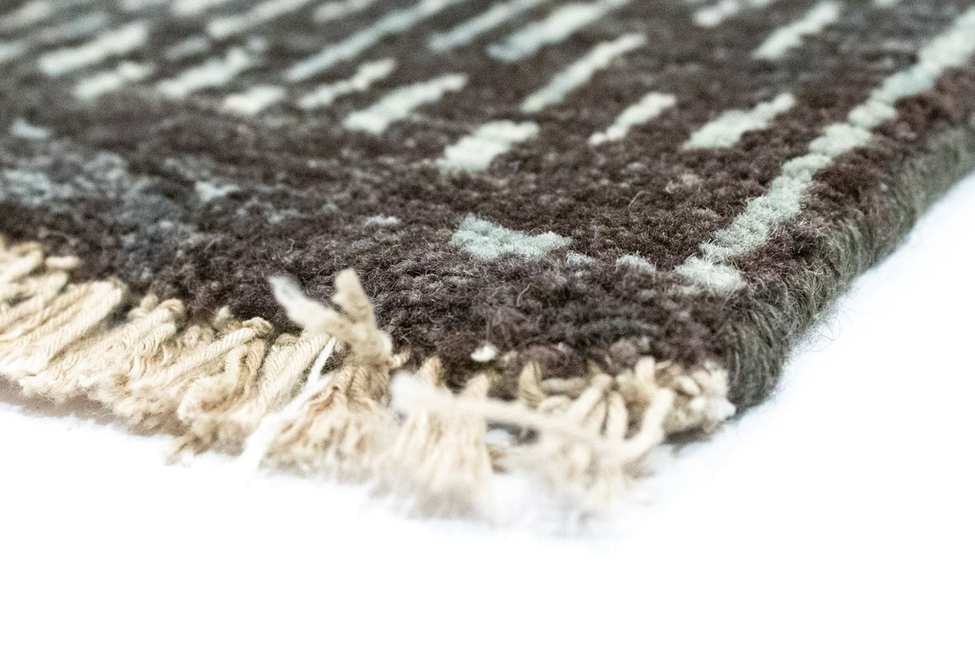 Designový koberec - 256 x 181 cm - modrá