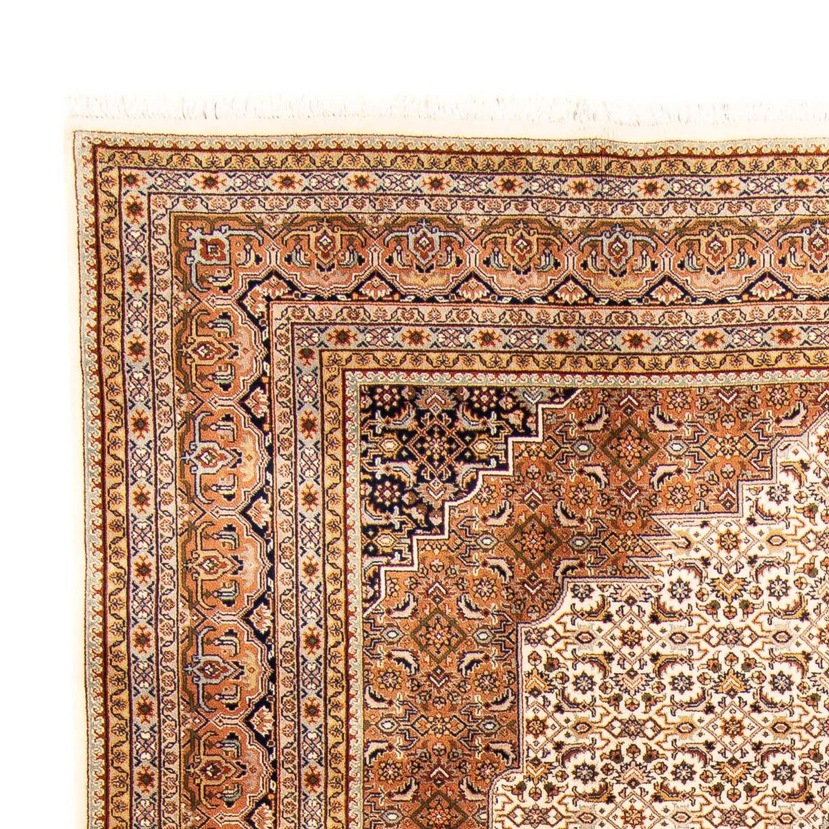Indo Bidjar Koberec 201x299cm - Orientální koberec - béžová