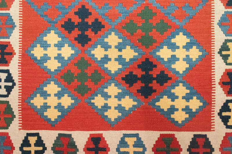 Kelimský koberec - Orientální - 180 x 120 cm - oranžová