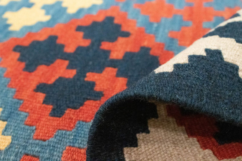 Kelimský koberec - Orientální - 180 x 120 cm - oranžová