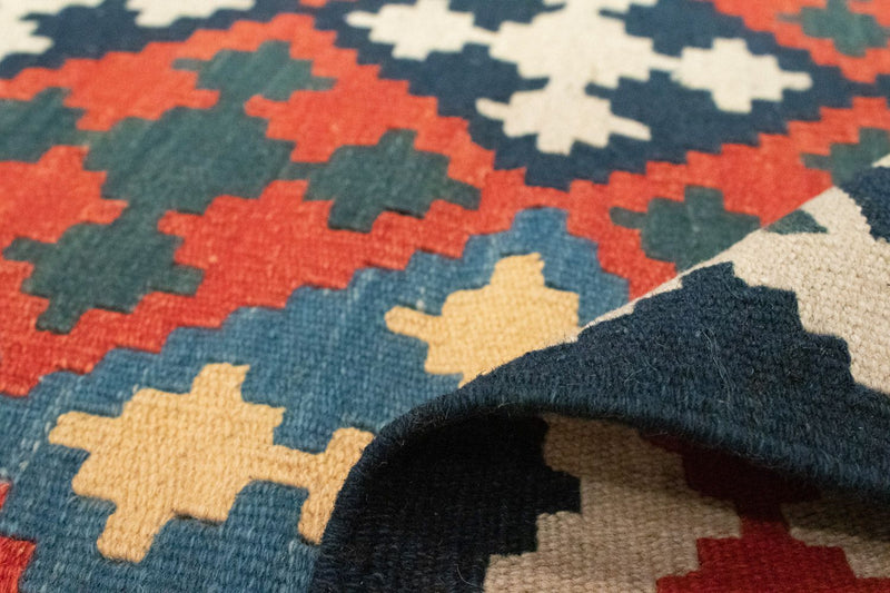 Kelimský koberec - Orientální - 180 x 120 cm - oranžová