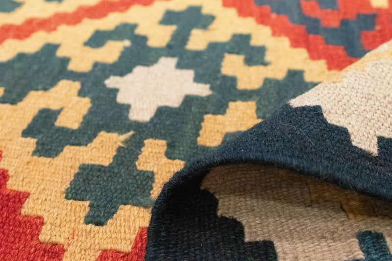 Kelimský koberec - Orientální - 180 x 120 cm - oranžová