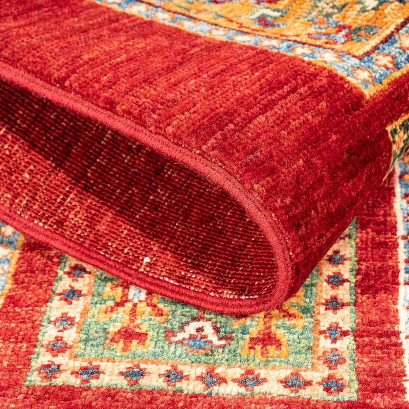 Bakhtiari Koberec 66x101cm - Orientální koberec - tmavě červená