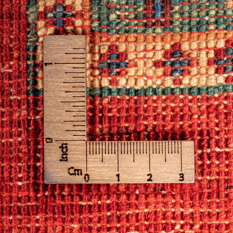 Bakhtiari Koberec 66x101cm - Orientální koberec - tmavě červená