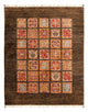 Bakhtiari Koberec 150x193cm - Orientální koberec - tmavě hnědá