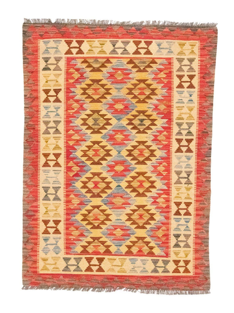 Kelimský koberec - Orientální - 145 x 104 cm - červená