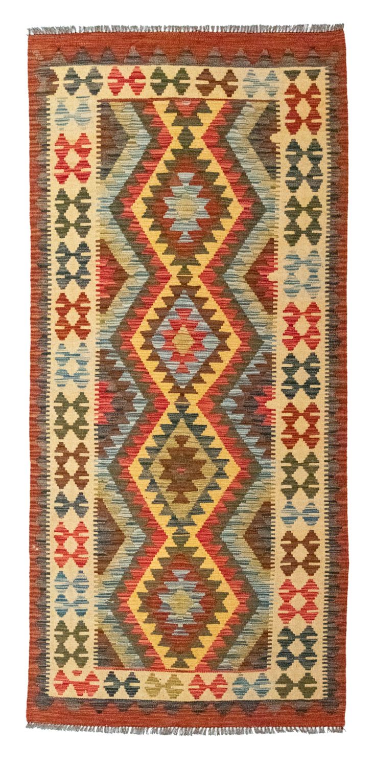 Afghánský kilim Koberec 95x209cm