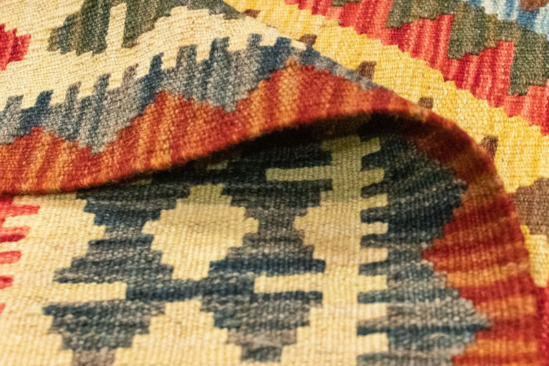 Afghánský kilim Koberec 95x209cm