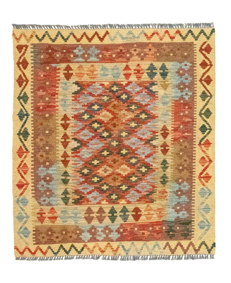 Afghánský kilim Koberec 106x115cm