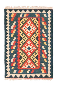 Kelimský koberec - Orientální - 124 x 80 cm - oranžová – product image
